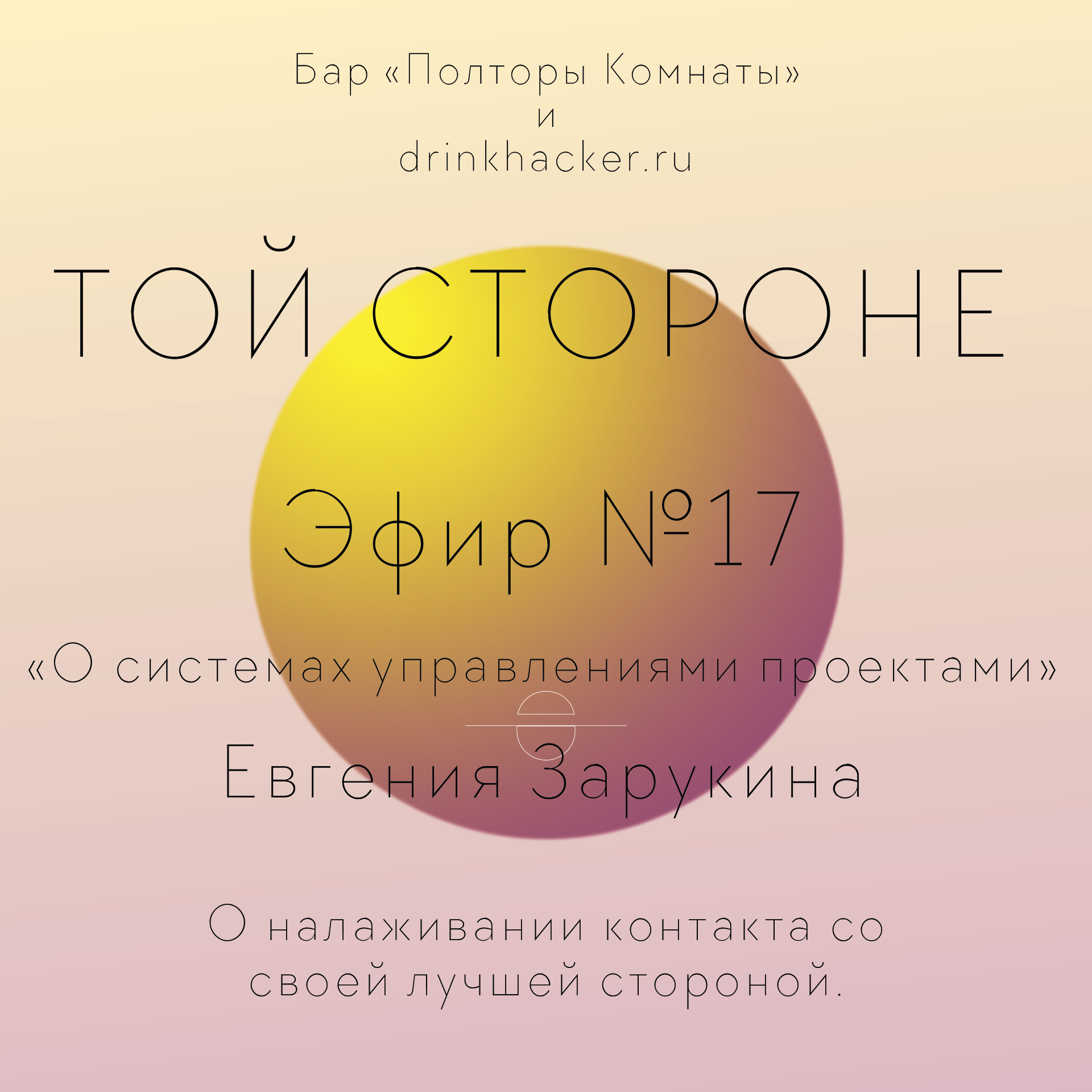 ТОЙ СТОРОНЕ №17, «О системах управления проектами» с Евгенией Зарукиной